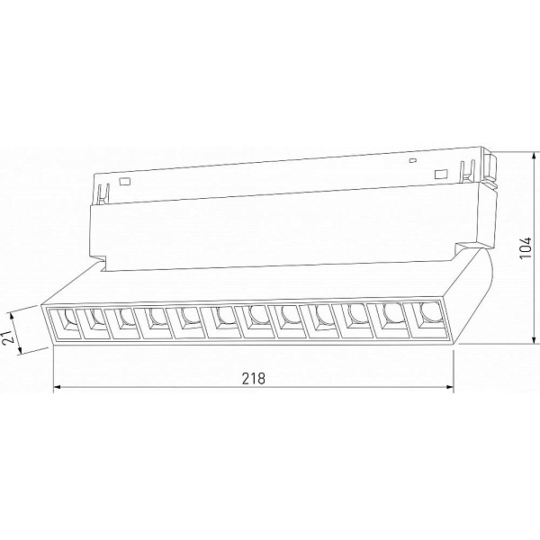 Трековый светильник ELEKTROSTANDARD SLIM MAGNETIC a066587