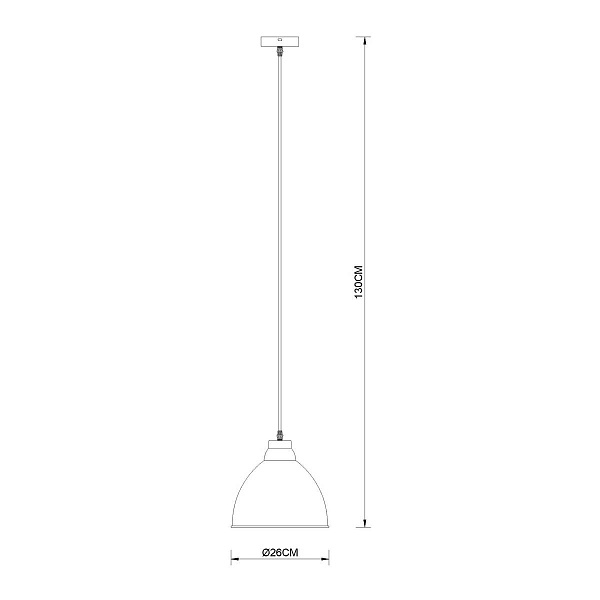 Подвес ARTE LAMP Casato A2055SP-1BK