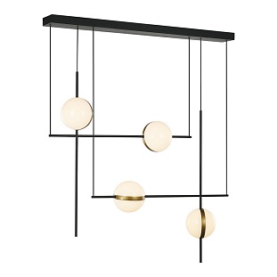 Люстра подвесная DELIGHT COLLECTION MD2062 MD2062-4B black/brass