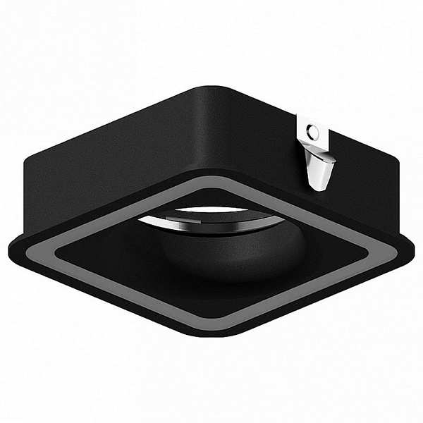 Рамка AMBRELLA LIGHT DIY SPOT 1 N7716 SBK черный песок 70*70mm H26mm Out2mm MR16
