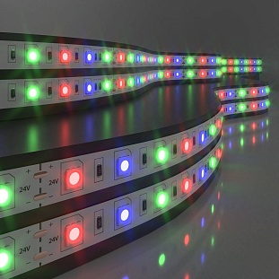 Лента LED 14,4 W/m 24V IP20 5050/60 RGB 10mm (5м) a052977 ELEKTROSTANDARD