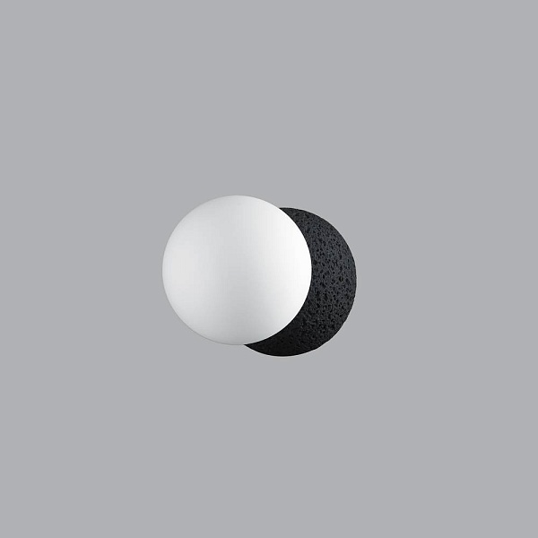 Бра ILAMP FOXTROT 10695W/1-D100 BK-WH