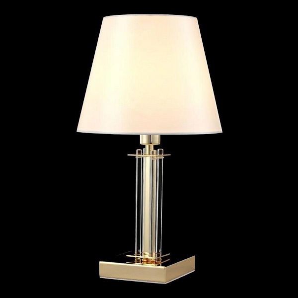 Настольная лампа CRYSTAL LUX NICOLAS Nicolas LG1 Gold/White