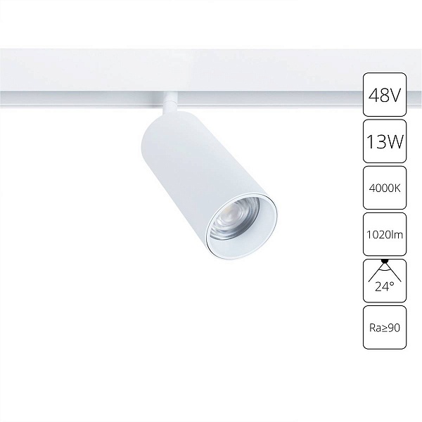 Трековый светильник ARTE LAMP LINEA A4661PL-1WH