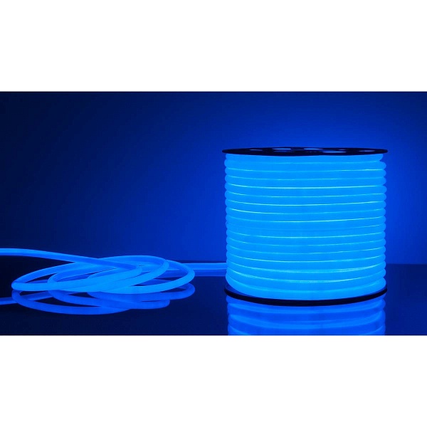 Лента LED ГИБКИЙ НЕОН 9,6 W/m 220V IP67 2835/144 BLUE 16mm (50м) a043550 ELEKTROSTANDARD