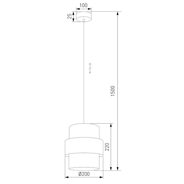 Подвес TK LIGHTING CALISTO 5401 Calisto a068434