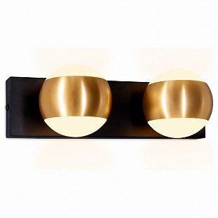 Бра AMBRELLA LIGHT WALL 16 FW575/2 SBK/GD черный песок/золото G9 max 40W 260*70*85