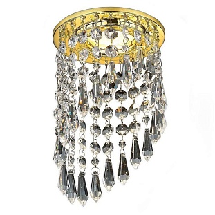 Светильник встраиваемый AMBRELLA LIGHT CRYSTAL K2247 CL/G