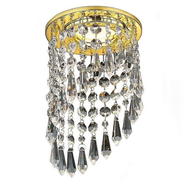 Светильник встраиваемый AMBRELLA LIGHT CRYSTAL K2247 CL/G