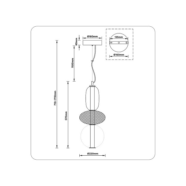 Подвес AMBRELLA LIGHT LH LH11008