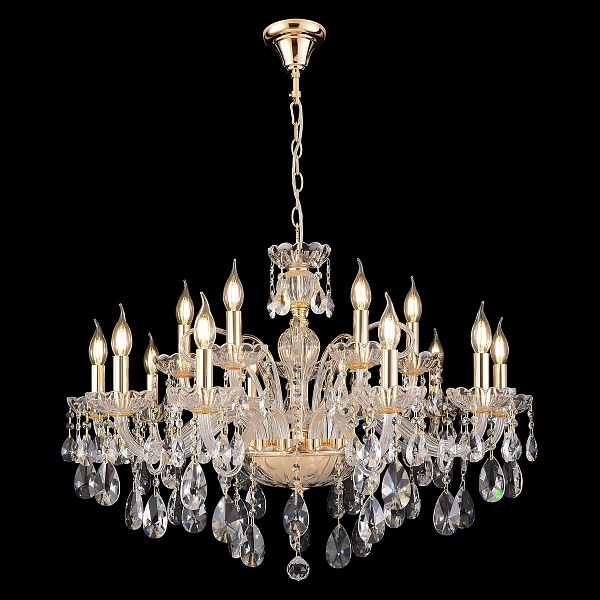 Люстра подвесная CRYSTAL LUX MONICA SP10+5 GOLD