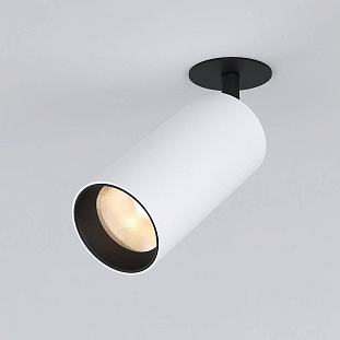 Светильник встраиваемый ELEKTROSTANDARD DIFFE Diffe белый/черный 15W 4200K (25066/LED)