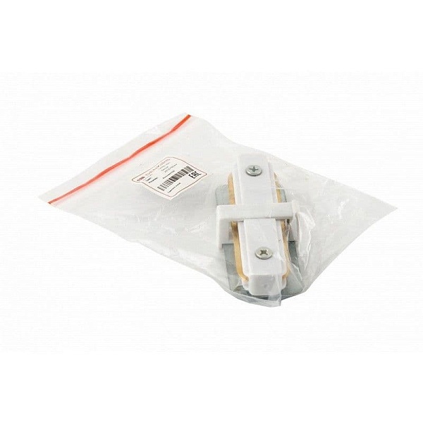 Коннектор прямой DENKIRS DK TRACK WHITE TR1101-WH