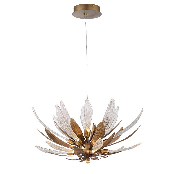 Люстра подвесная DELIGHT COLLECTION RP168416 RP168416-19 bronze/clear
