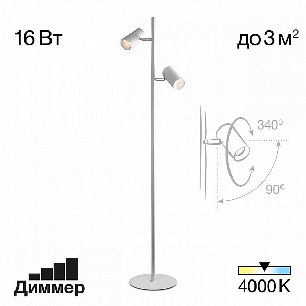 Торшер CITILUX TWIN CL809010N
