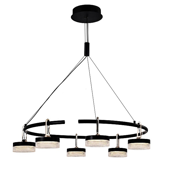 Люстра подвесная DELIGHT COLLECTION P0855 P0855-6C black