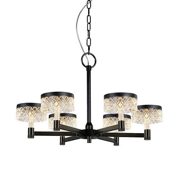 Люстра подвесная DELIGHT COLLECTION MD21020075 MD21020075-6A matt black