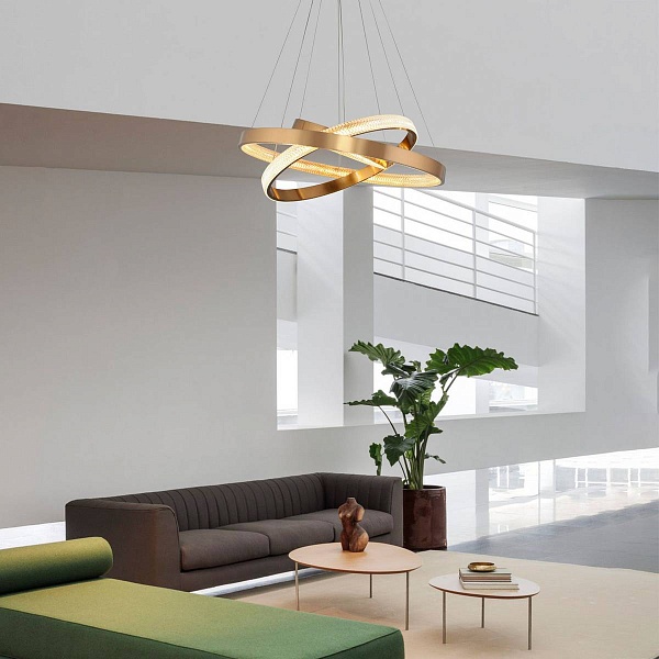 Подвес EUROSVET POSH 90176/3 медный 80W