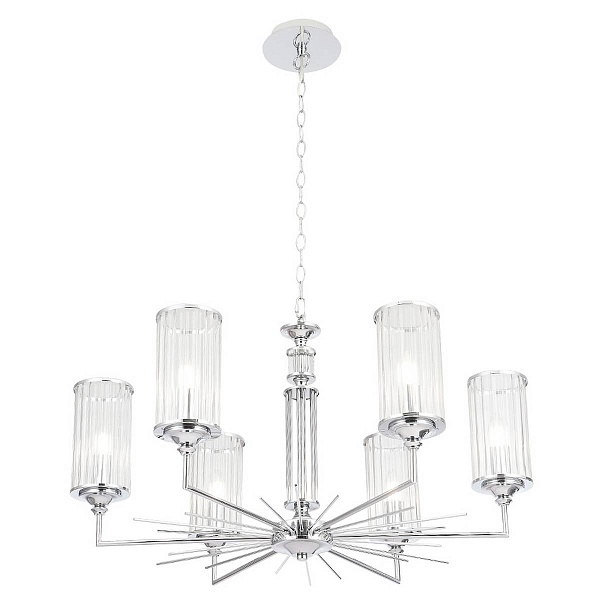 Люстра подвесная CRYSTAL LUX GLORIA SP6 CHROME