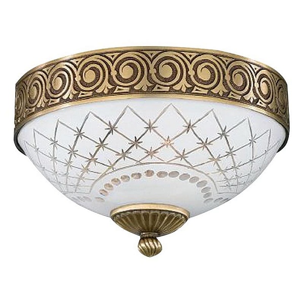 Светильник потолочный RECCAGNI ANGELO Bronze 7012 PL 7012/2