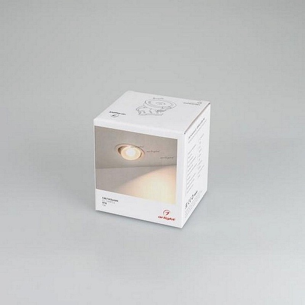 Светильник встраиваемый ARLIGHT CL-SIMPLE-R78-9W WARM3000 (BK, 45 DEG) 028147
