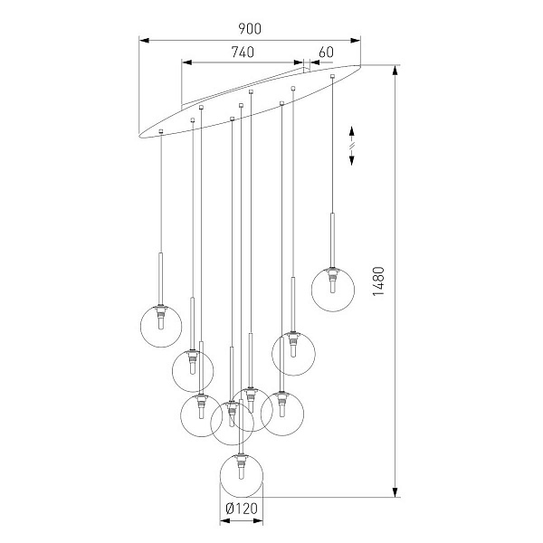 Подвес TK LIGHTING ESTERA 6148 Estera a068583