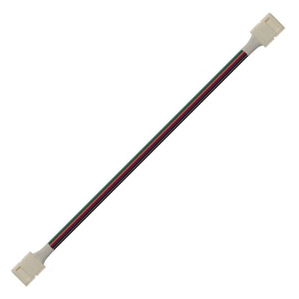Коннектор лента-лента для 5050 RGB (10мм) гибкий 15см (10шт/упаковка) JAZZWAY