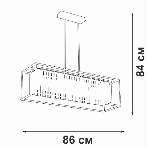 Люстра подвесная VITALUCE  V5402-1/4PL