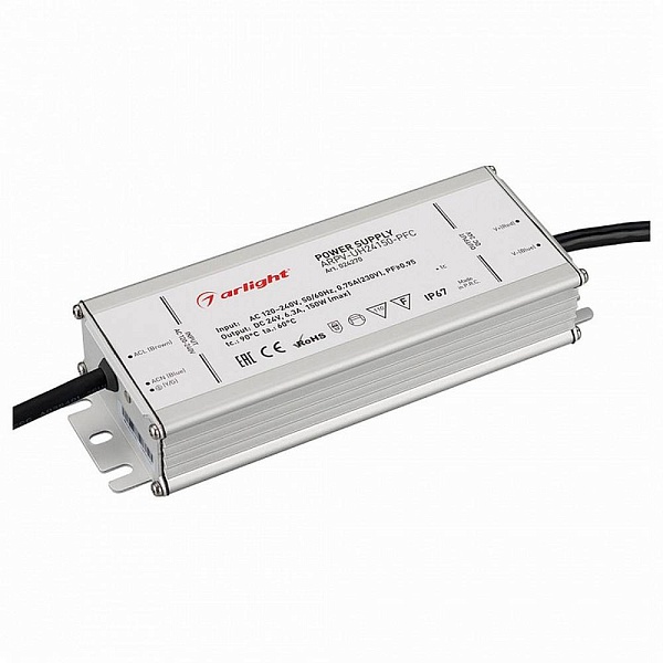 Блок питания ARLIGHT ARPV-UH 24V 150W IP67 24270