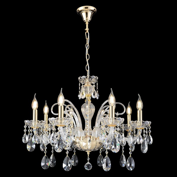 Люстра подвесная CRYSTAL LUX MONICA SP8 GOLD