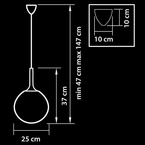 Подвес LIGHTSTAR GLOBO 813033