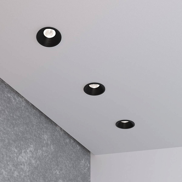Светильник встраиваемый ELEKTROSTANDARD GUDI 25028/LED 7W 4200K BK черный