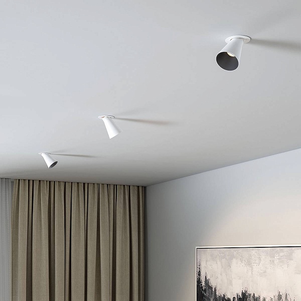 Светильник встраиваемый ELEKTROSTANDARD BELL 25097/LED 8W 4000K белый a068059