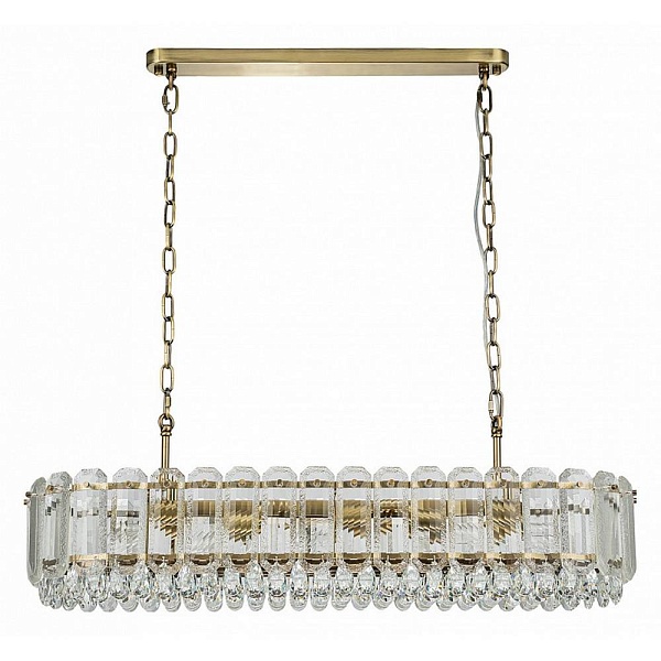 Люстра подвесная INDIGO BRILLIANTE 12039/10PL Brass