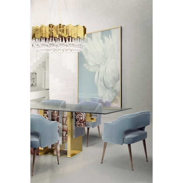 Люстра подвесная DELIGHT COLLECTION TRUMP KM0988P-16 gold