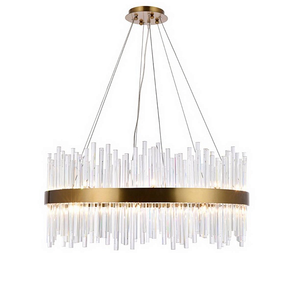 Люстра подвесная DELIGHT COLLECTION KR1209 KR1209P-12 brass