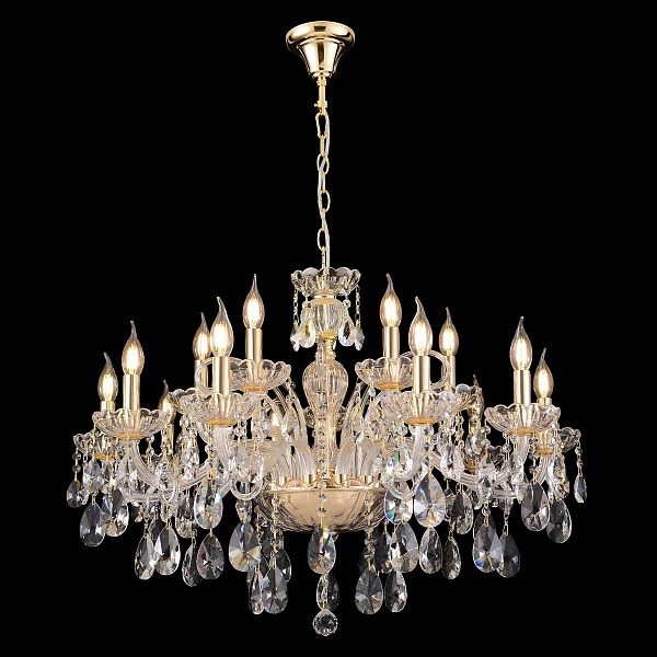 Люстра подвесная CRYSTAL LUX MONICA SP10+5 GOLD