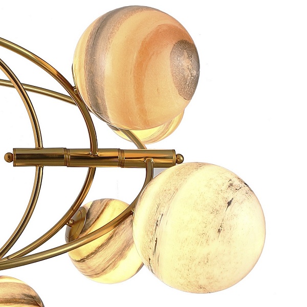 Люстра подвесная DELIGHT COLLECTION PLANET KG1122P-13B brass