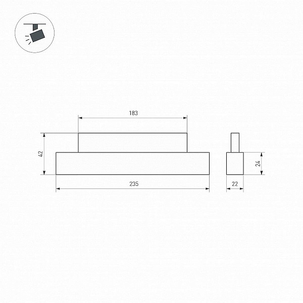 Трековый светильник ARLIGHT MAG-ORIENT 33609