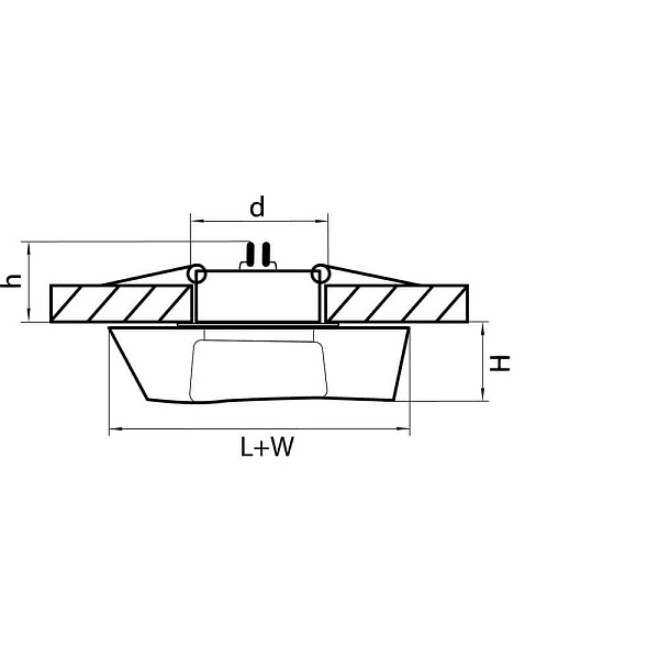 Светильник встраиваемый LIGHTSTAR FLUTTO 006430