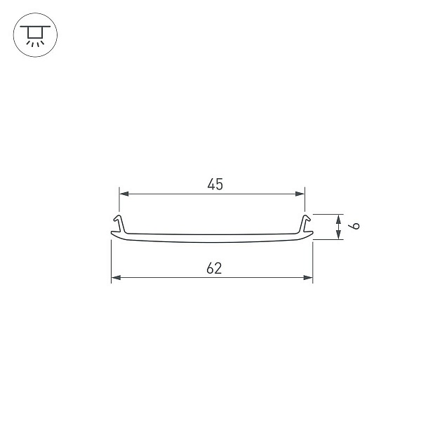 Рассеиватель ARLIGHT STRETCH 40822