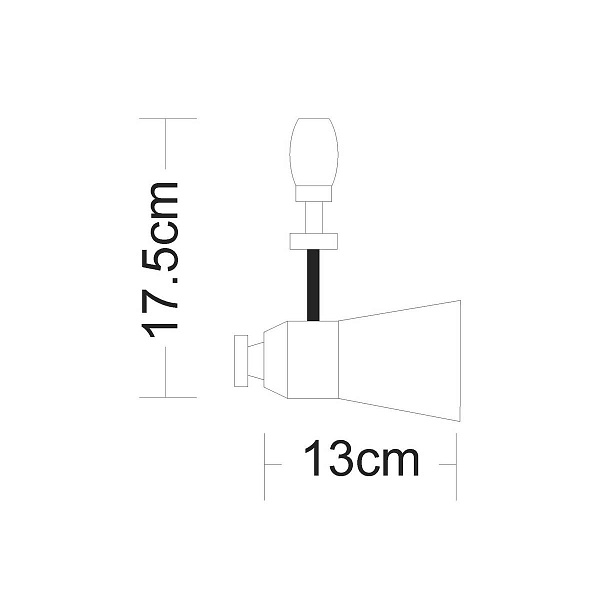 Трековый светильник ARTE LAMP Rails A3057PL-1BK