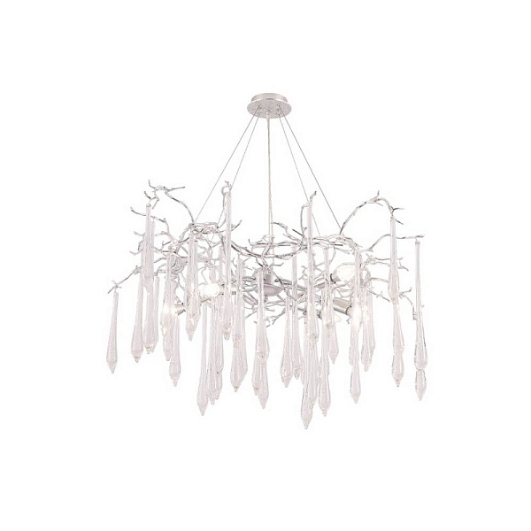 Люстра подвесная CRYSTAL LUX REINA REINA SP8 D1000 SILVER PATINA