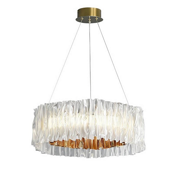 Люстра подвесная DELIGHT COLLECTION ACCORDEON 10310P-580 white/gold