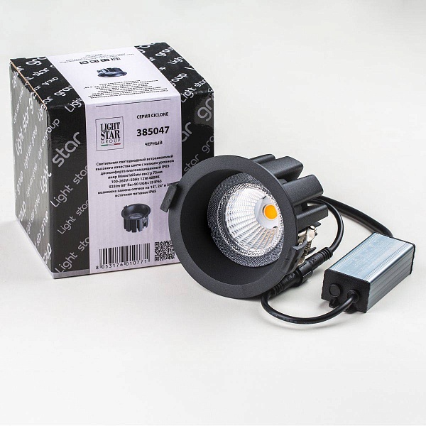 Светильник встраиваемый LIGHTSTAR CICLONE 385047