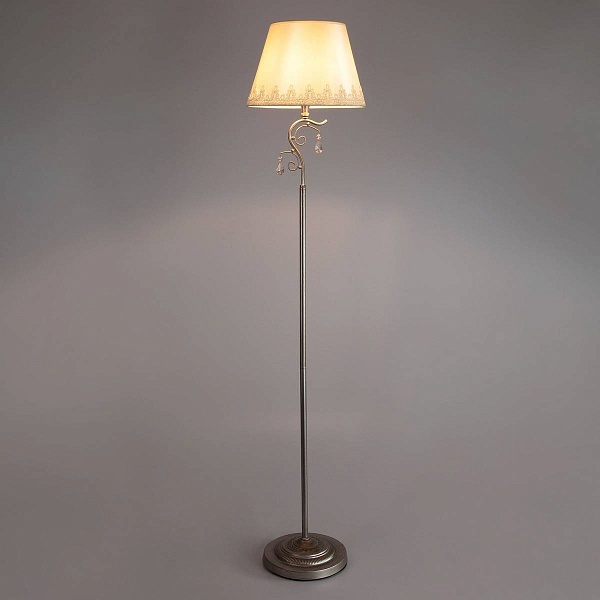 Торшер EUROSVET INCANTO 01023/1 серебро