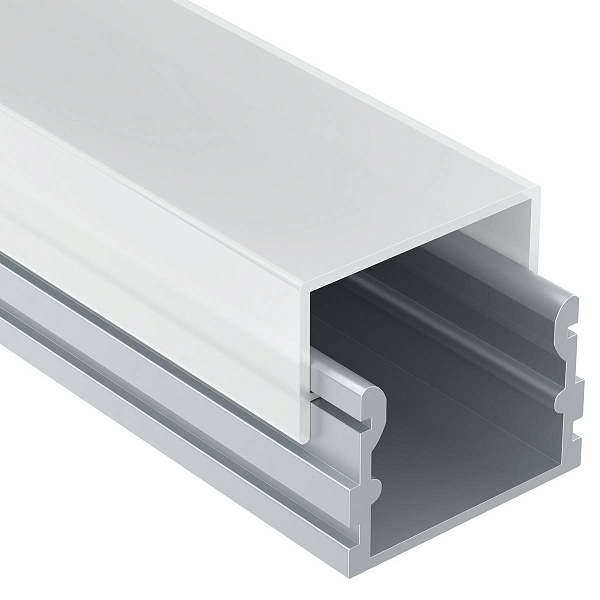 Профиль для ленты LED накладной MAYTONI 21x21мм с матовым рассеивателем ALM007S-2M