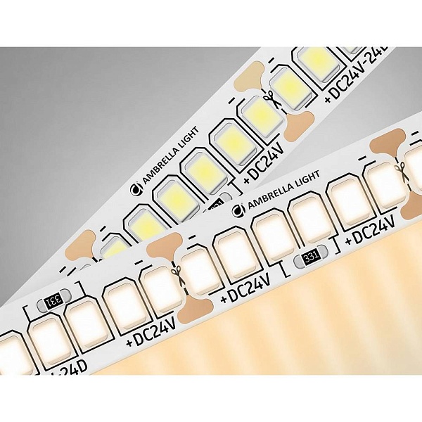 Лента LED 20 W/m 24V IP20 2835/240 3000K 10mm (5м) GS3401 AMBRELLA LIGHT