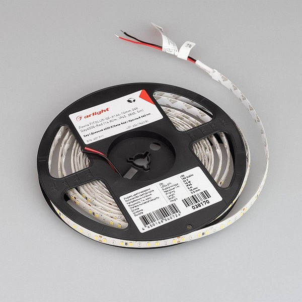 Лента LED FITOLUX-SE-A144 14 W/m 24V IP65 2835/144 4000K 10mm (5м) 38170 ARLIGHT