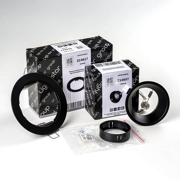 Светильник встраиваемый LIGHTSTAR DOMINO D61707BMOD